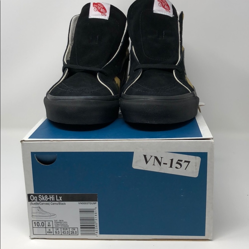 Vans Og Sk8-Hi Lx (Suede/Canvas) Camo/Black